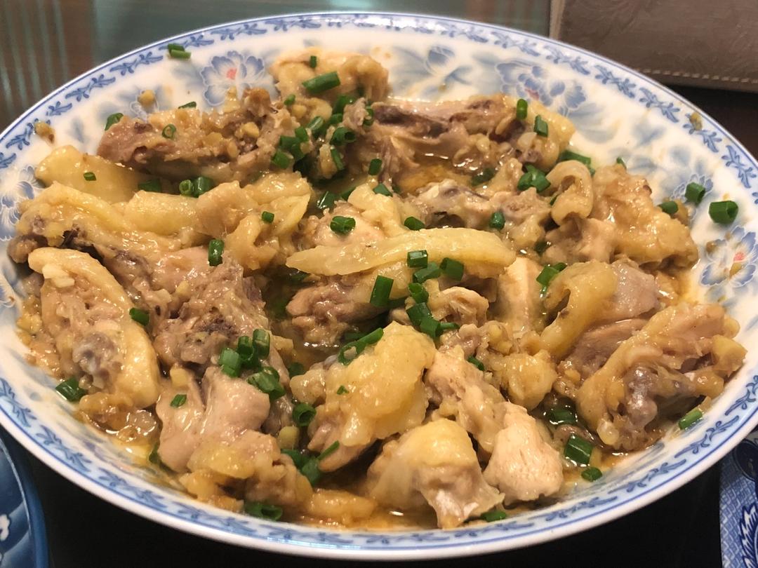 拉菲002做的腐乳蒸鸡