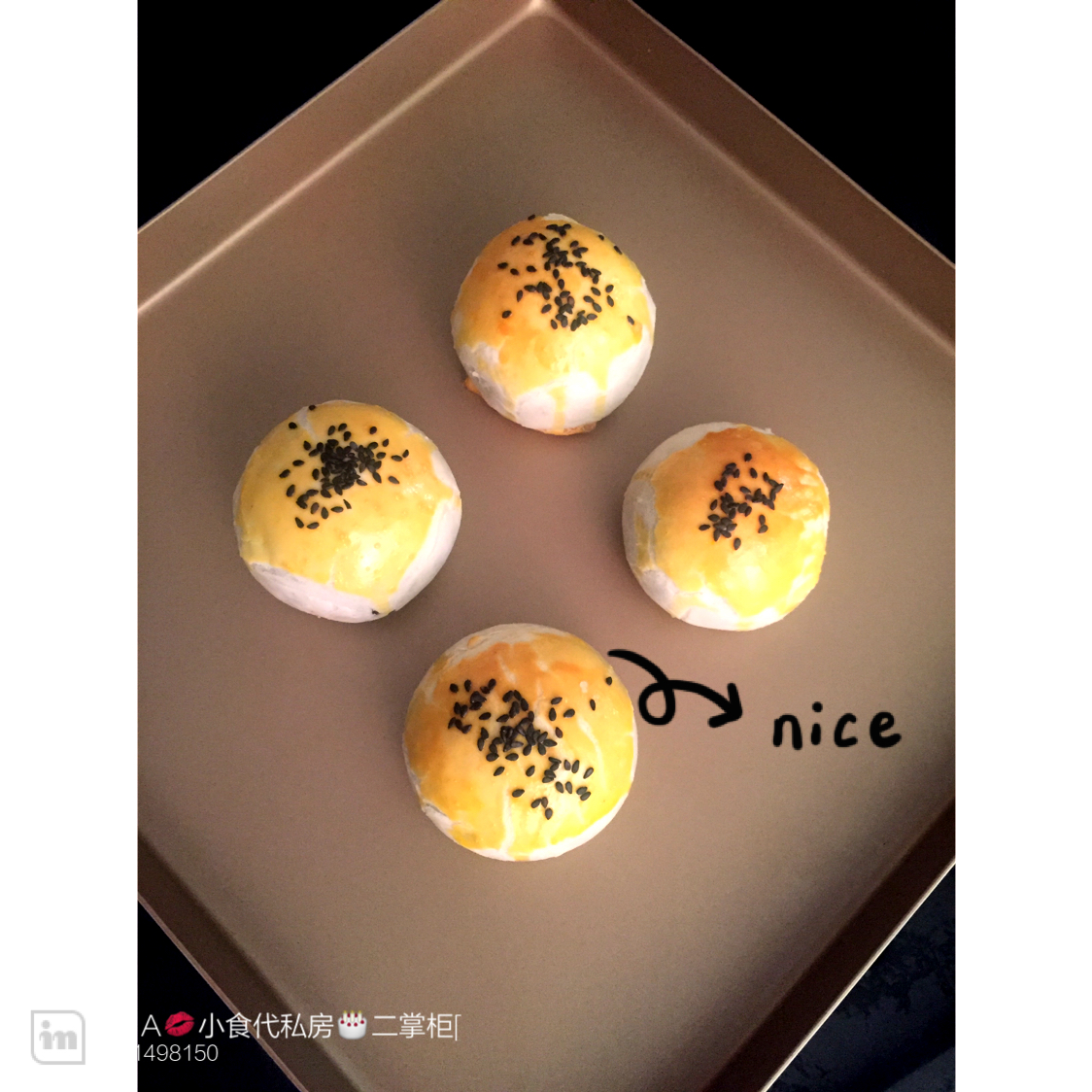 蛋黄酥~紫薯、抹茶、原味~花好月圆，中秋快乐~内附一次做六色蛋黄酥方法~