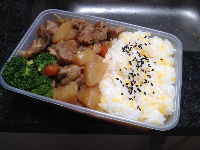 土豆炖肉便当
