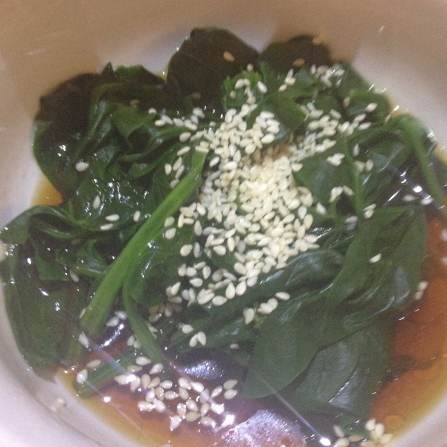 姜汁菠菜