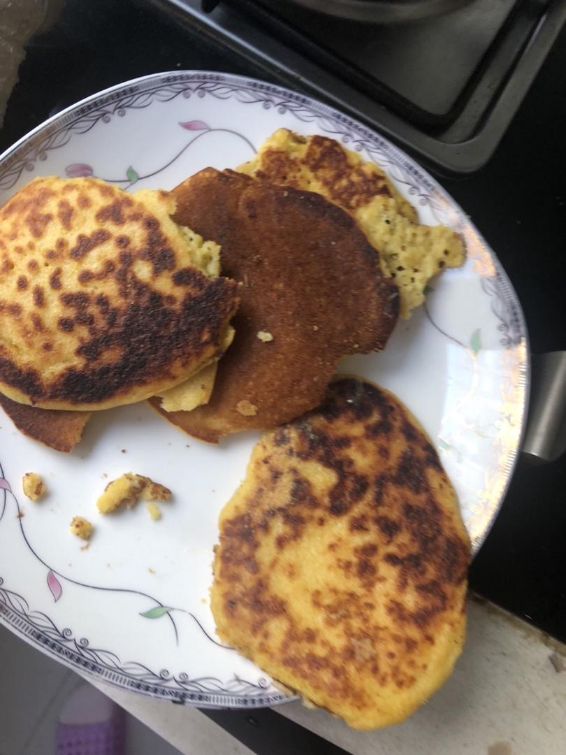 玉米面松饼，早起5分钟搞定，又软又健康