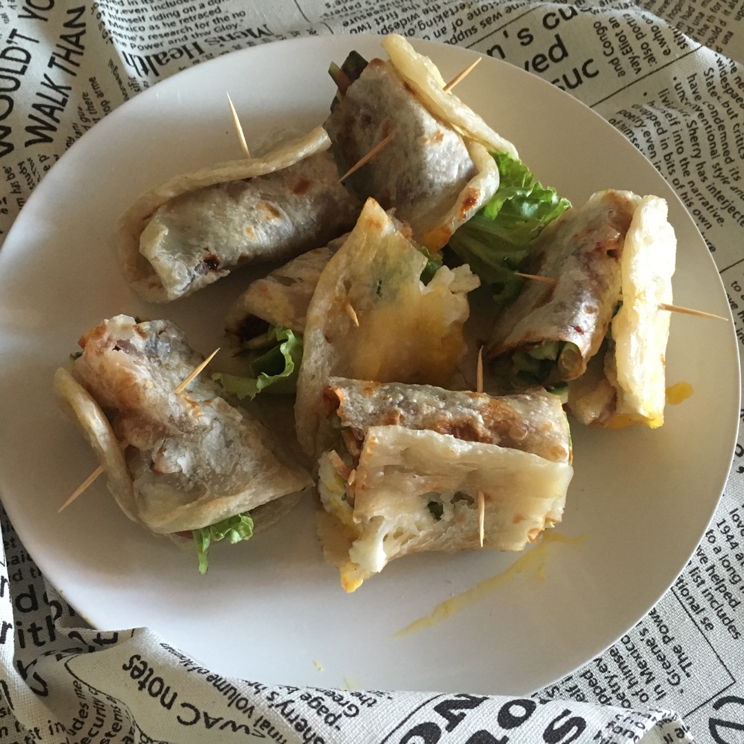 手抓饼/葱抓饼 Taiwan Style Pancakes