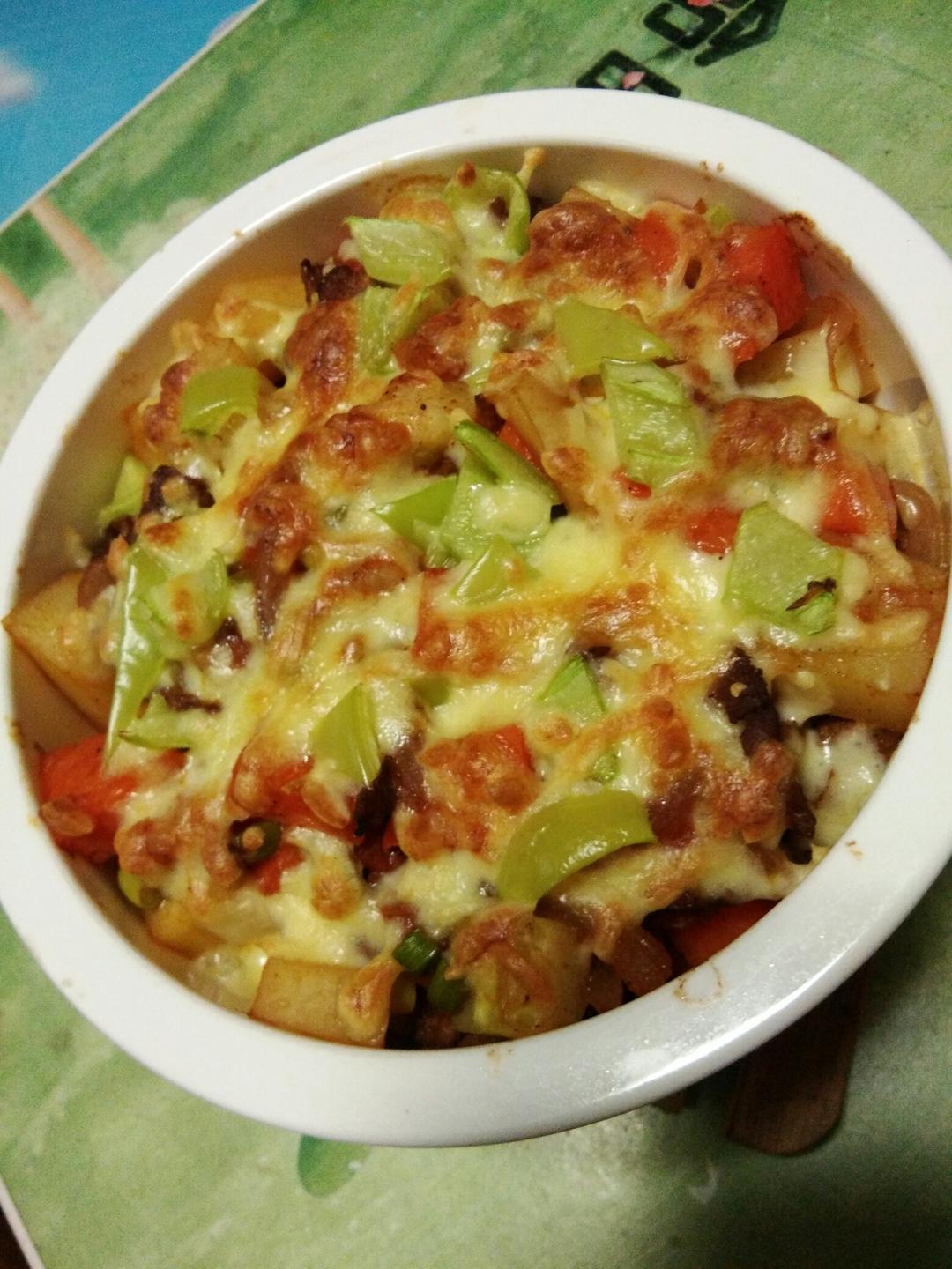 番茄鸡肉浓情焗饭【两人份】