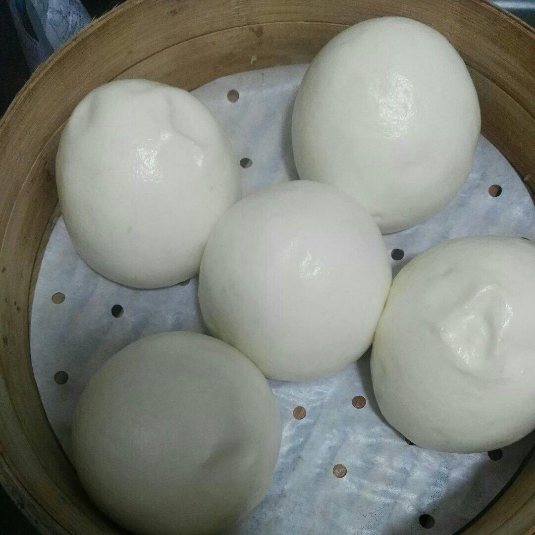 老面戗面白馒头