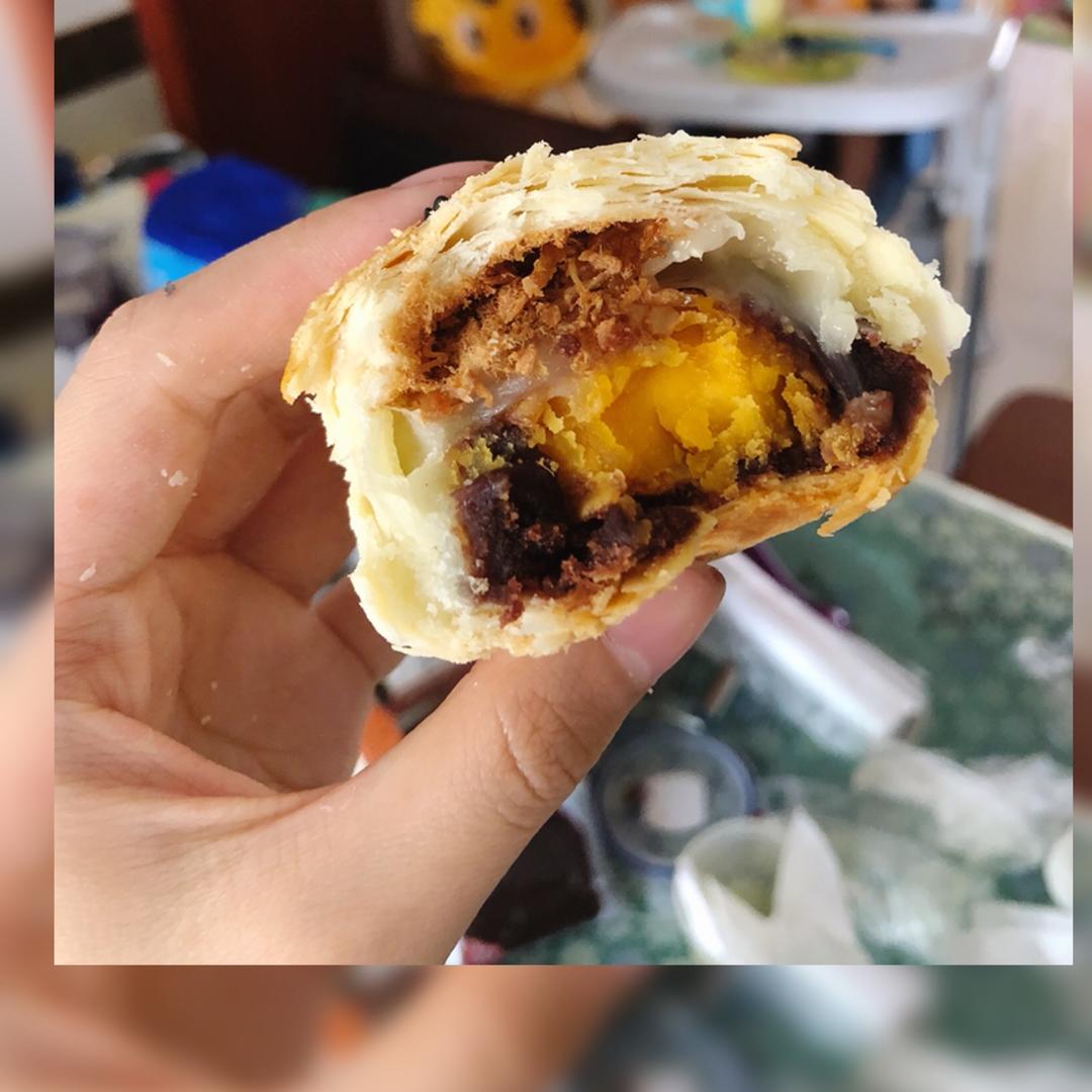 肉松麻薯蛋黄酥💕