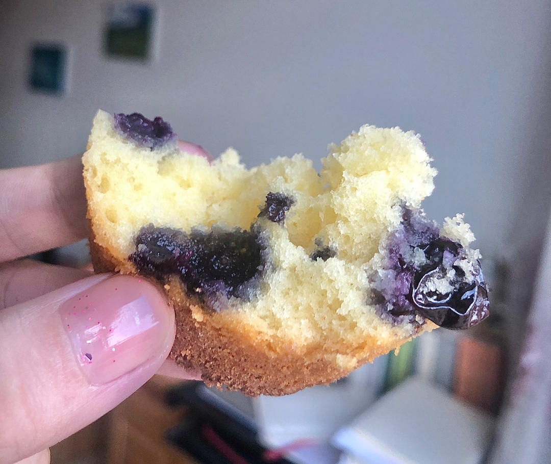 会爆浆的蓝莓玛芬蛋糕