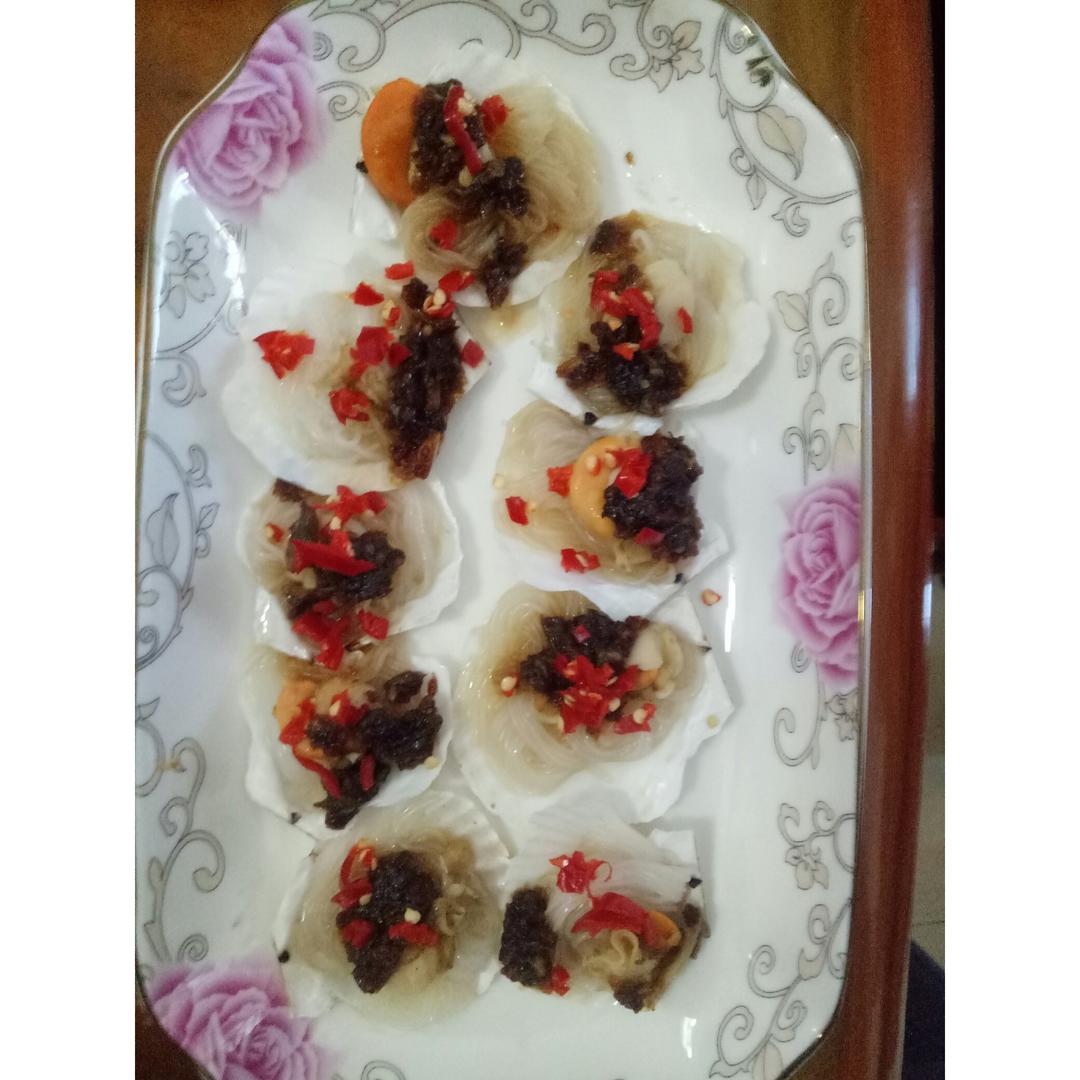 蒜蓉粉丝蒸扇贝
