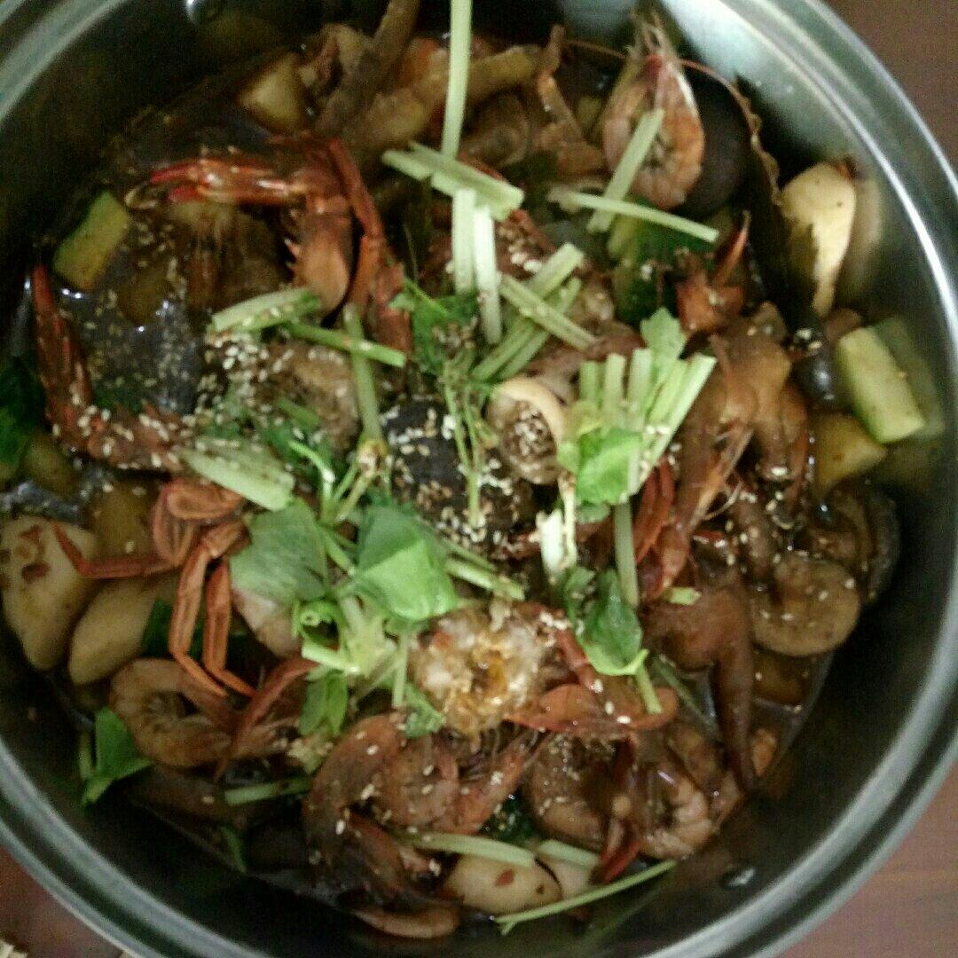 蟹肉煲
