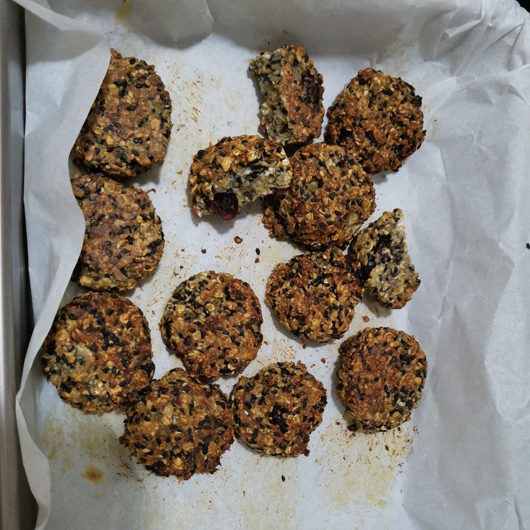 减脂燕麦饼 每块50卡 无糖无油无面粉