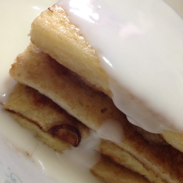 香蕉牛奶煎吐司