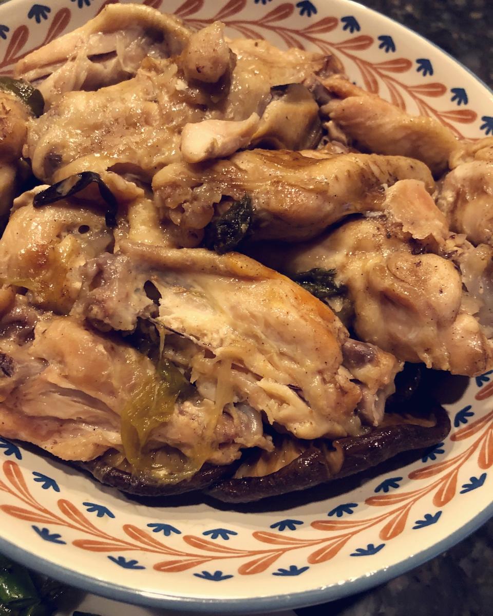 香菇蒸滑鸡
