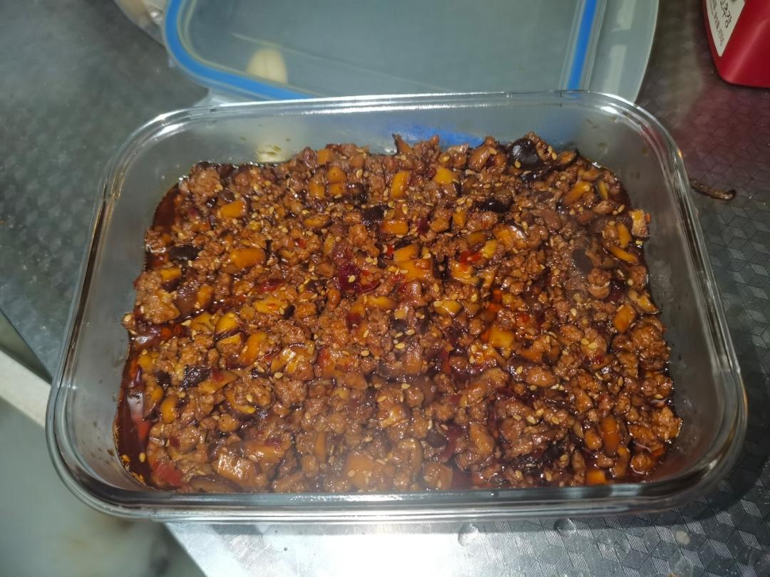 万能香菇肉酱下饭酱，香菇肉酱面，香菇肉酱盖饭