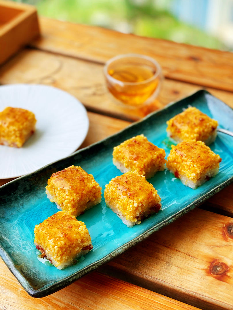 黄米凉糕（西贝莜面村•正版教程）