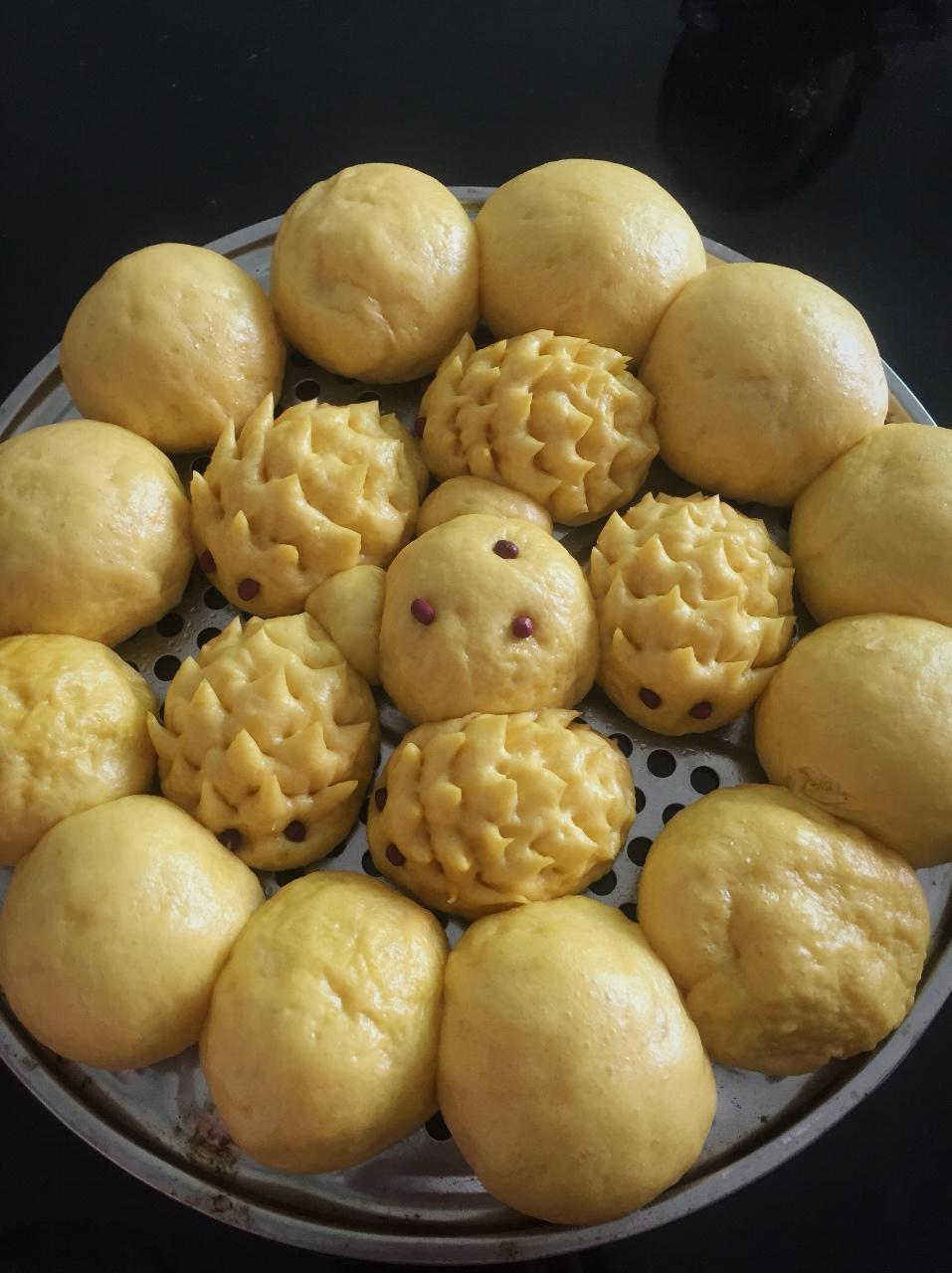 一次发酵南瓜馒头