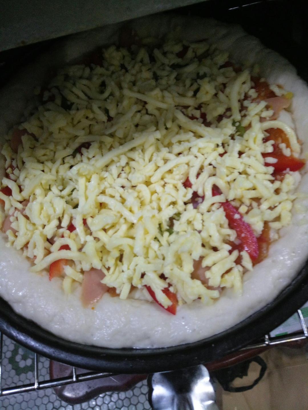 自制厚底披萨面饼