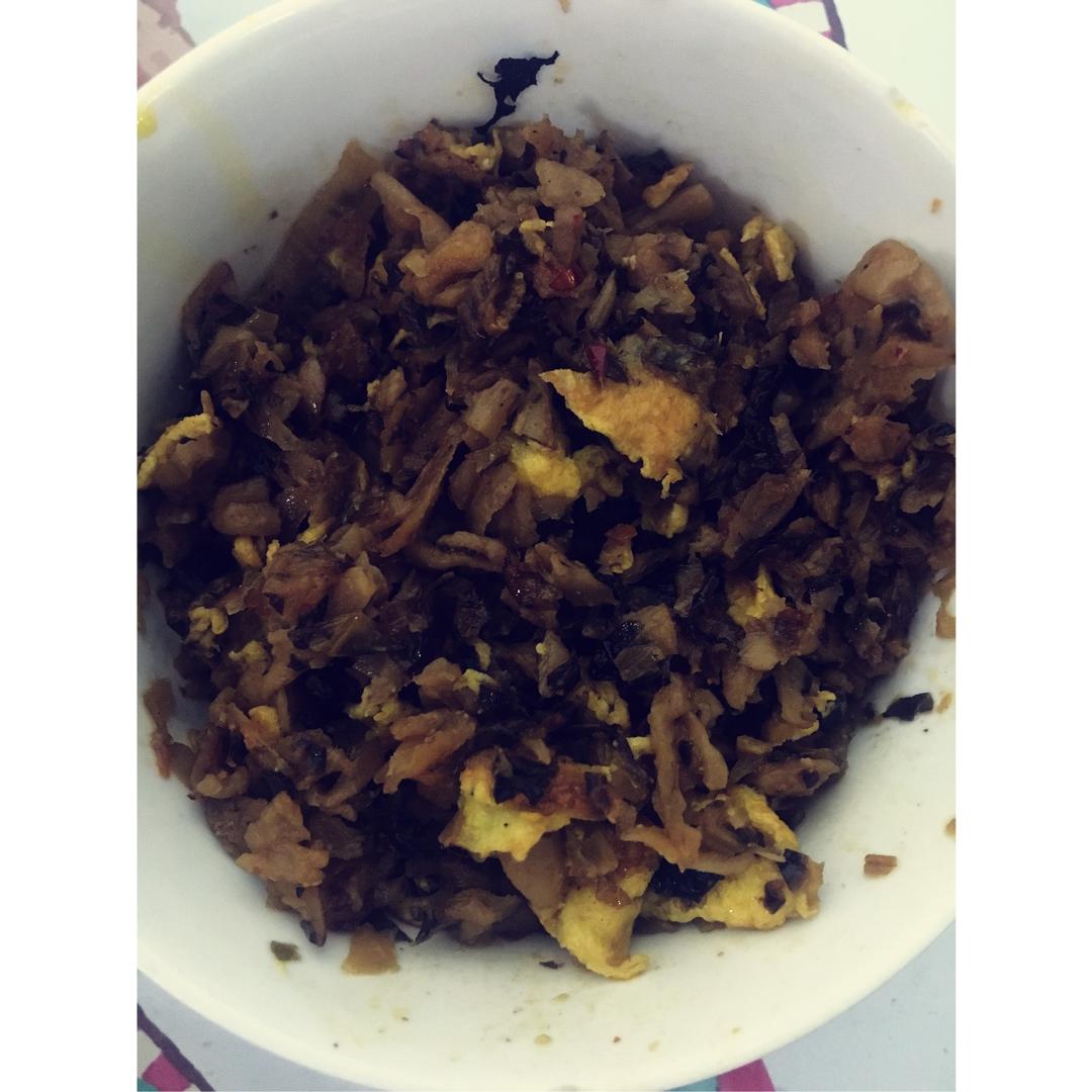 擦菜炒鸡蛋