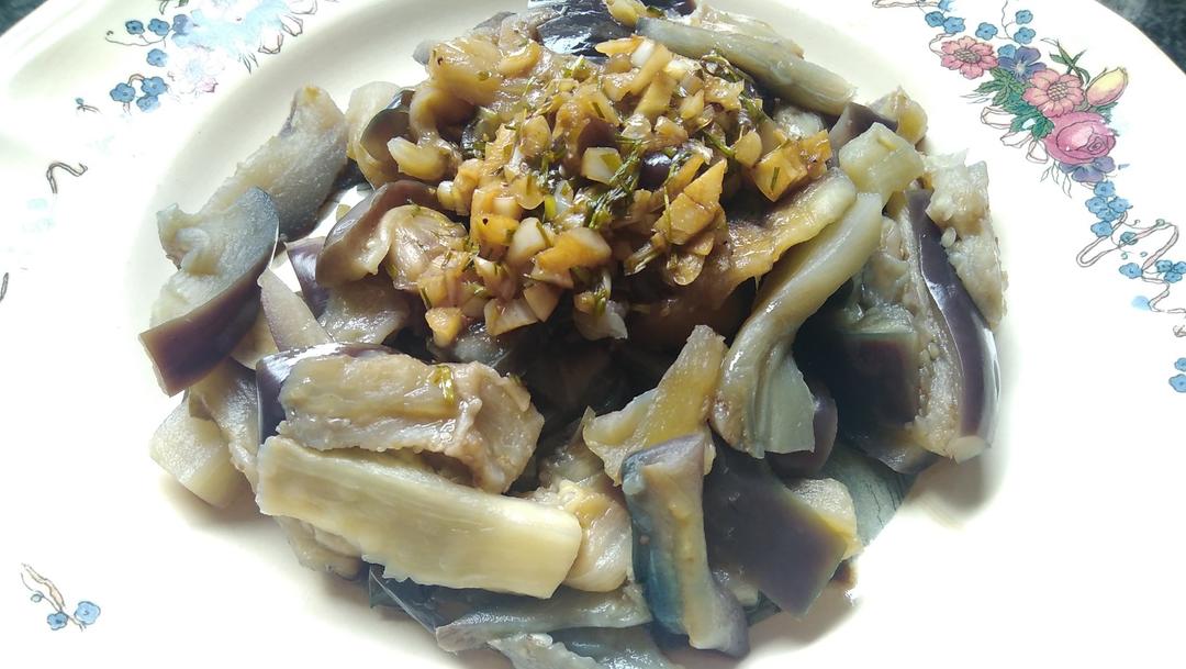 蒜拌茄子，夏日必备菜