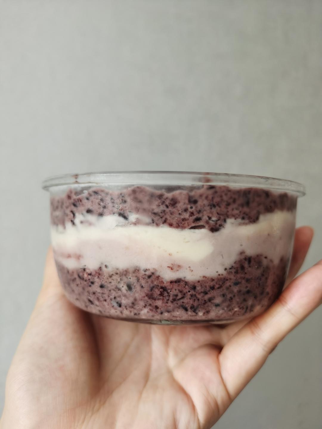 紫米芋泥奶酪砖(热奶宝)