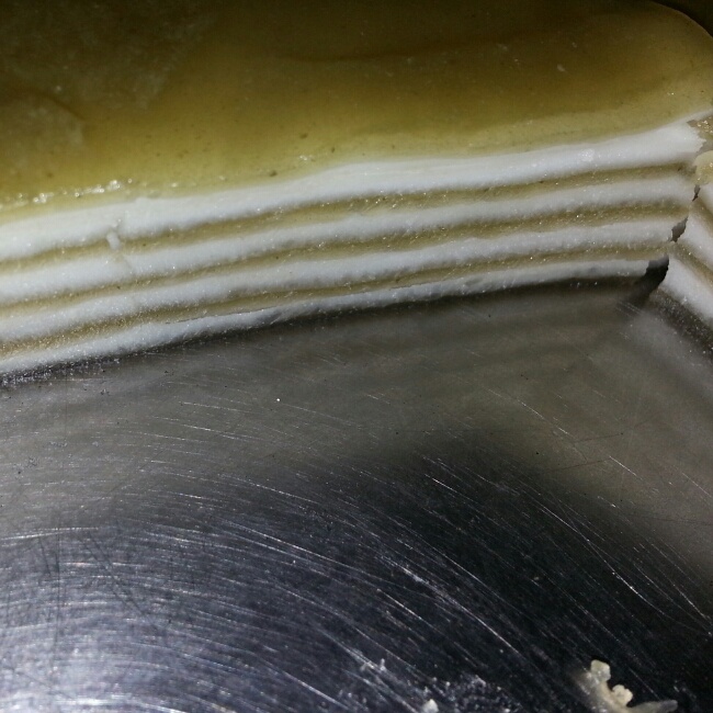 抹茶椰汁糕