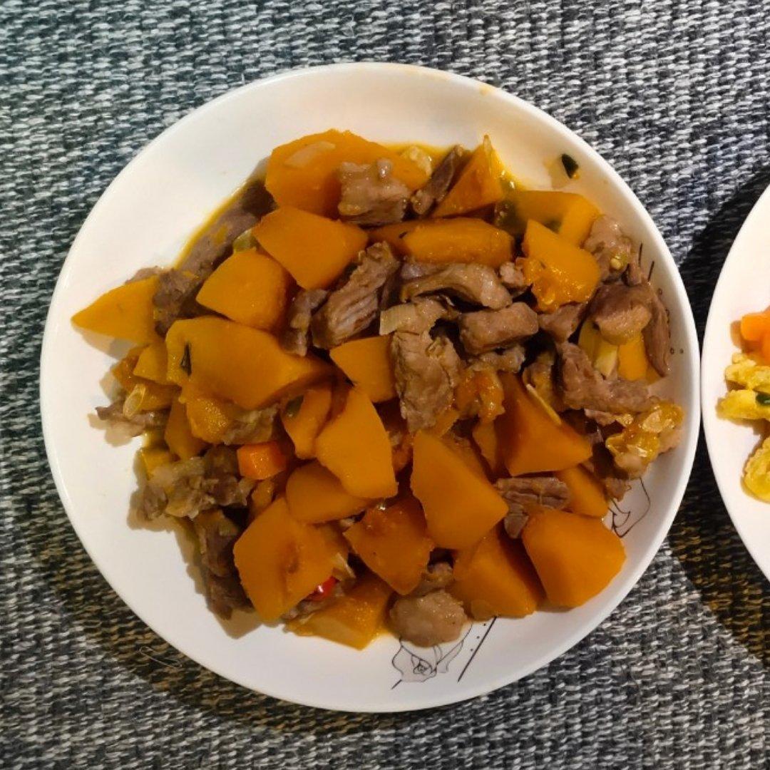 南瓜炒肉