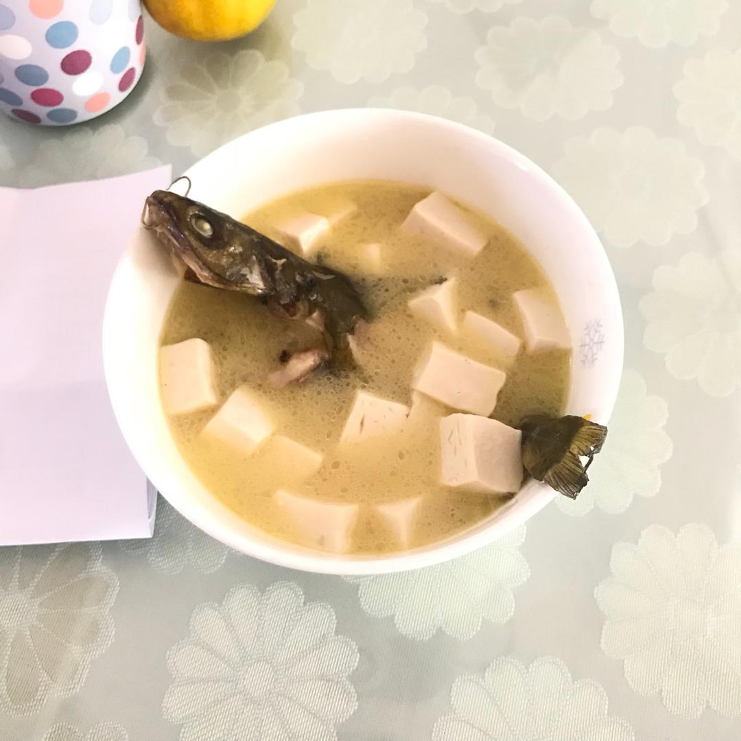 黄骨鱼豆腐汤