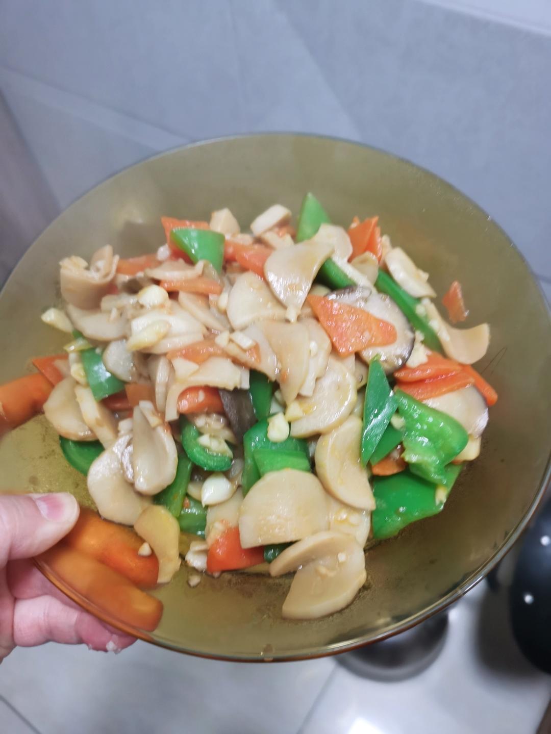 清炒杏鲍菇