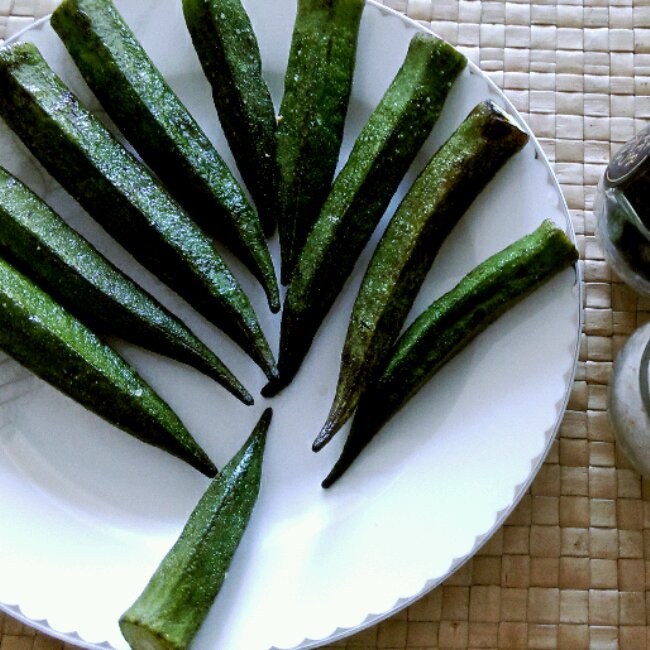 盐烤秋葵