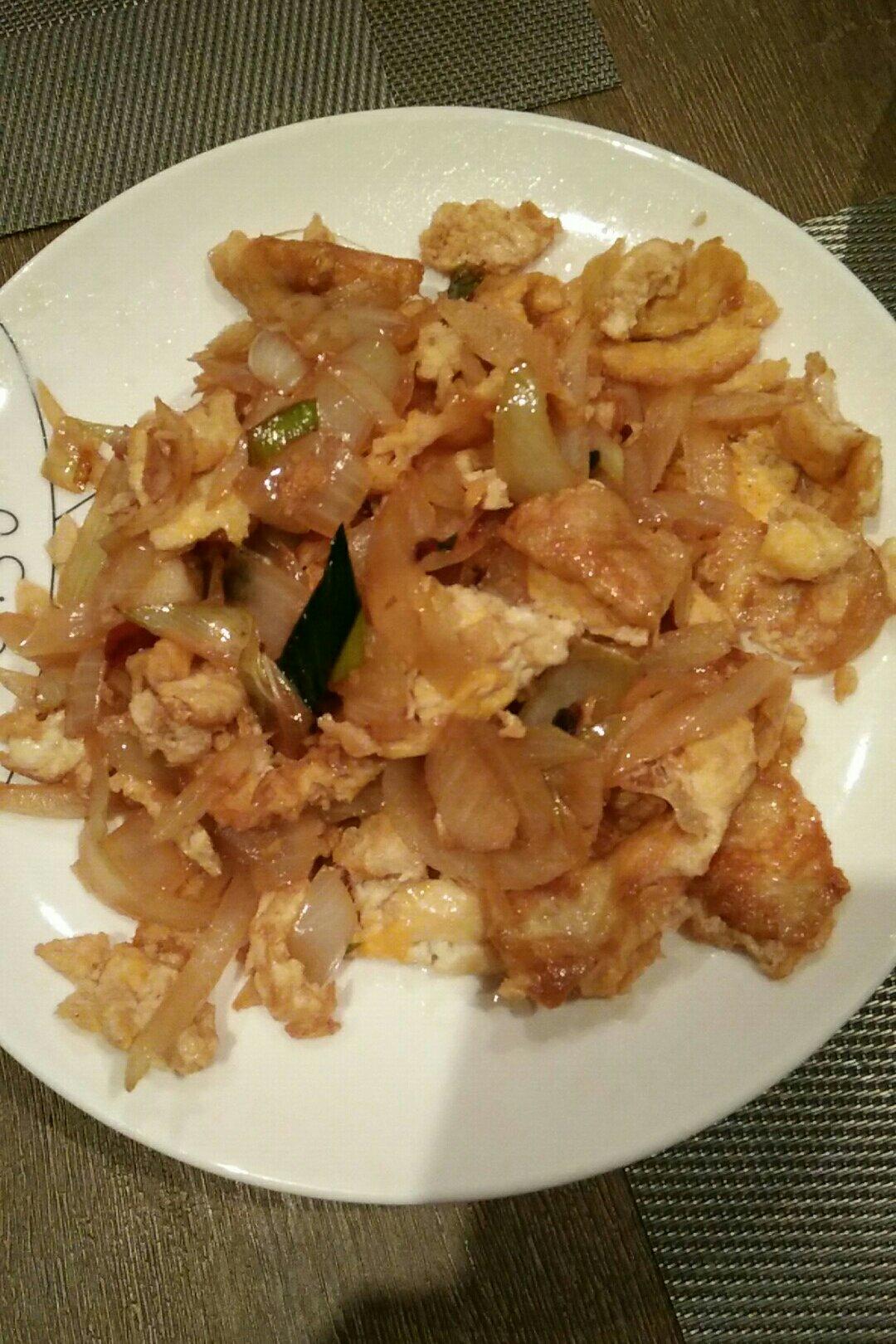 洋葱炒鸡蛋