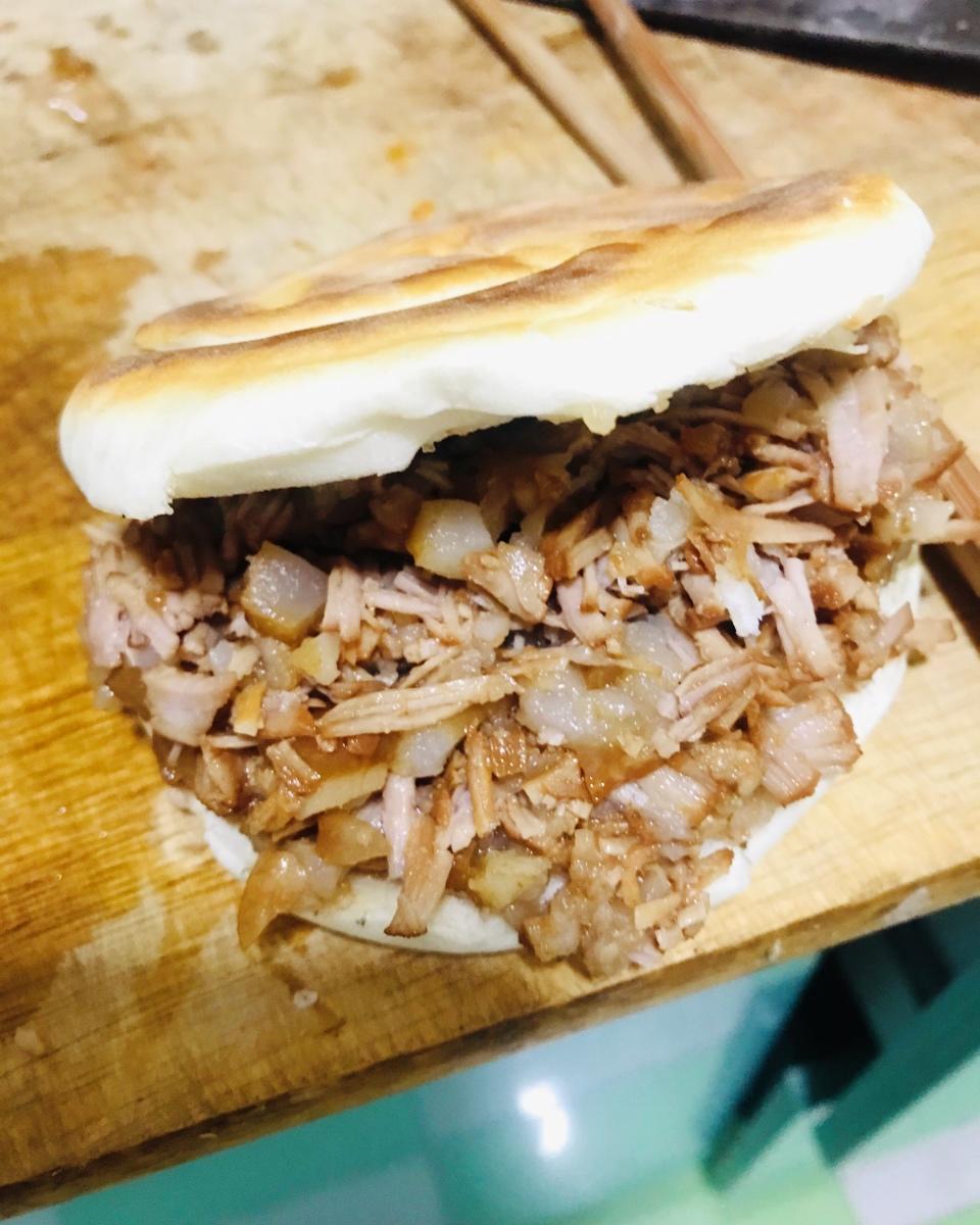 肉夹馍(白吉馍的制作)