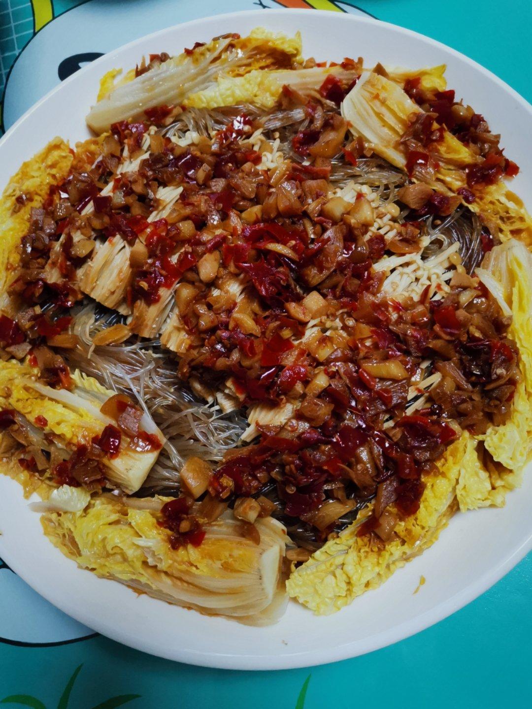 蒜蓉粉丝娃娃菜