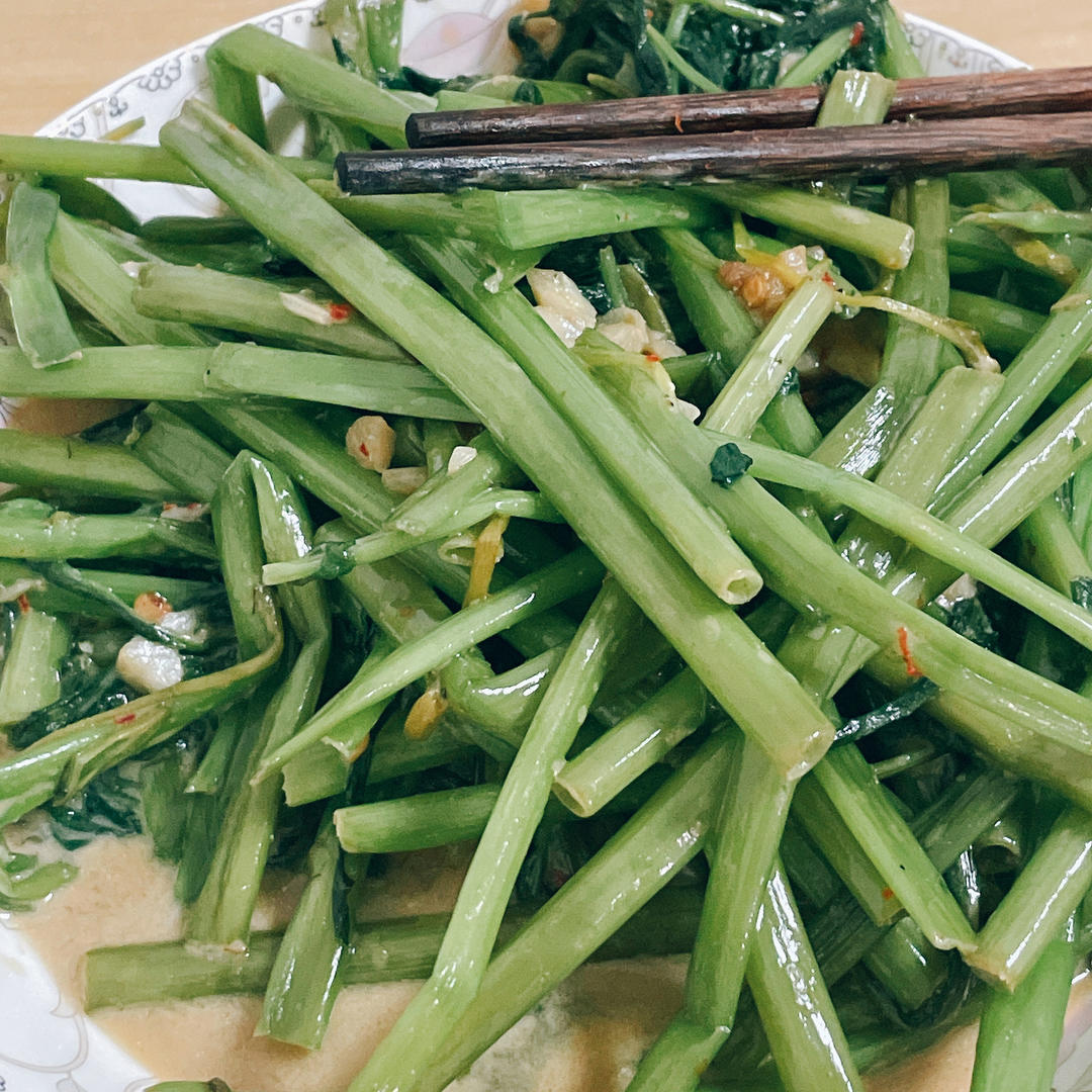 腐乳空心菜，好吃还减肥