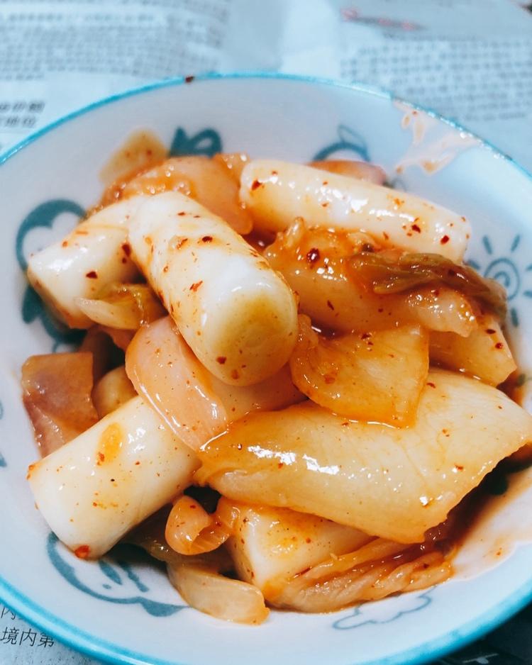 电饭锅炒年糕