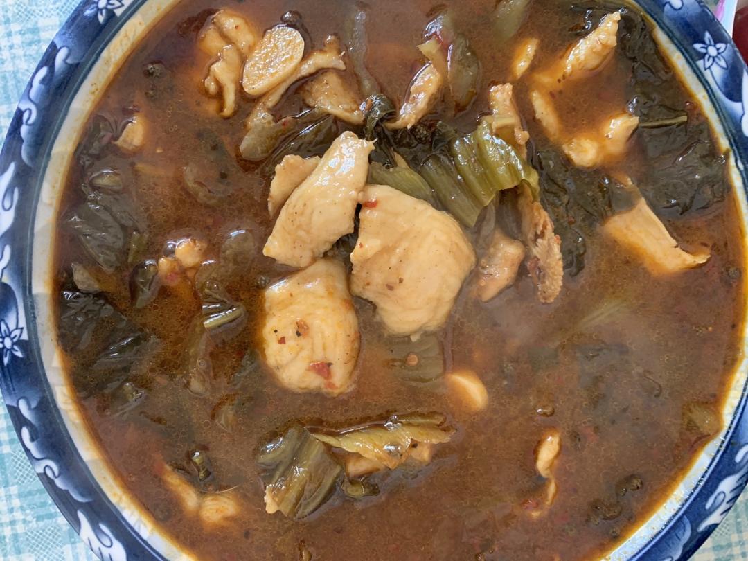 酸菜沸腾乌鱼片