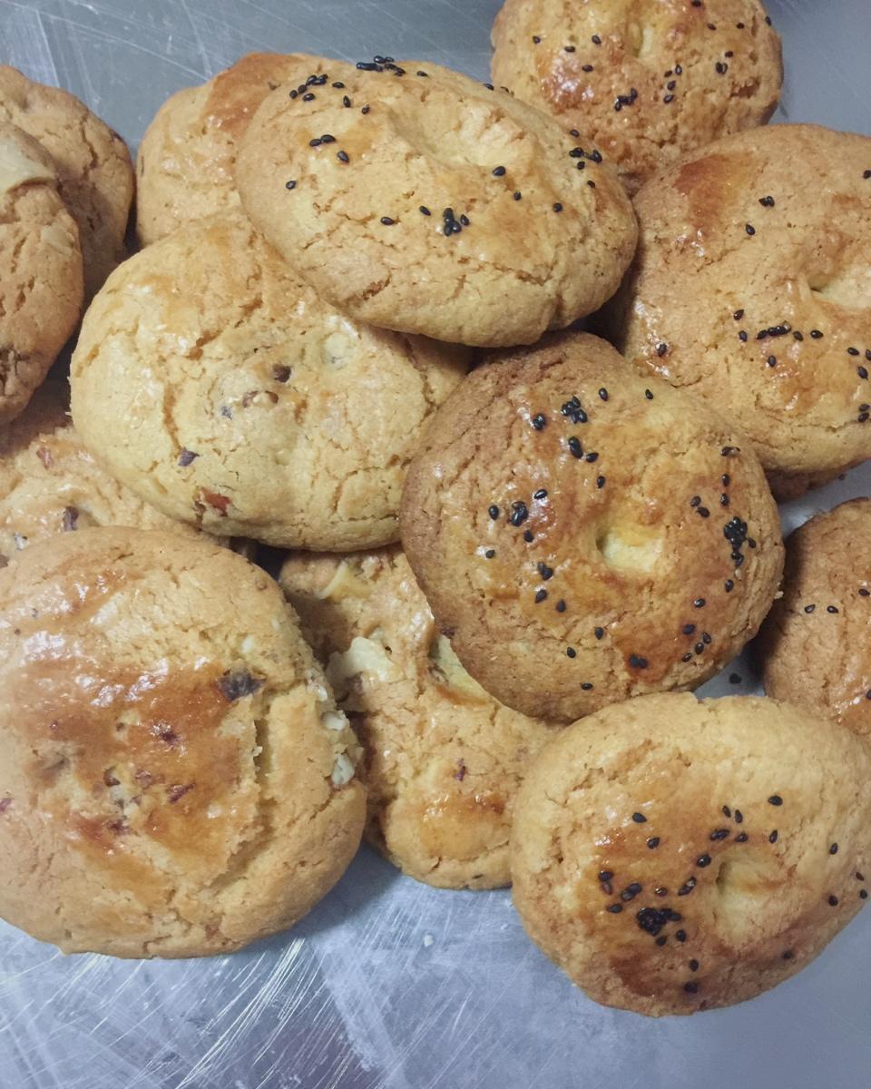 爱吃泡菜的小孩做的桃酥