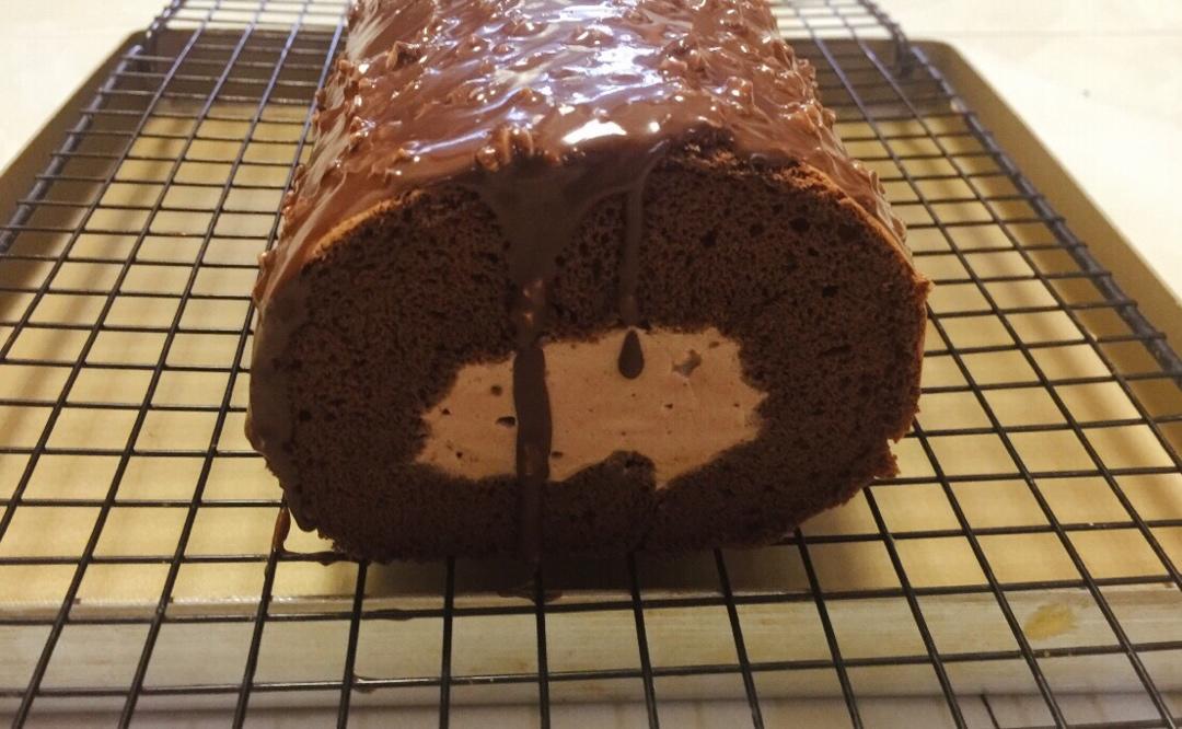 巧克力脆皮梦龙卷