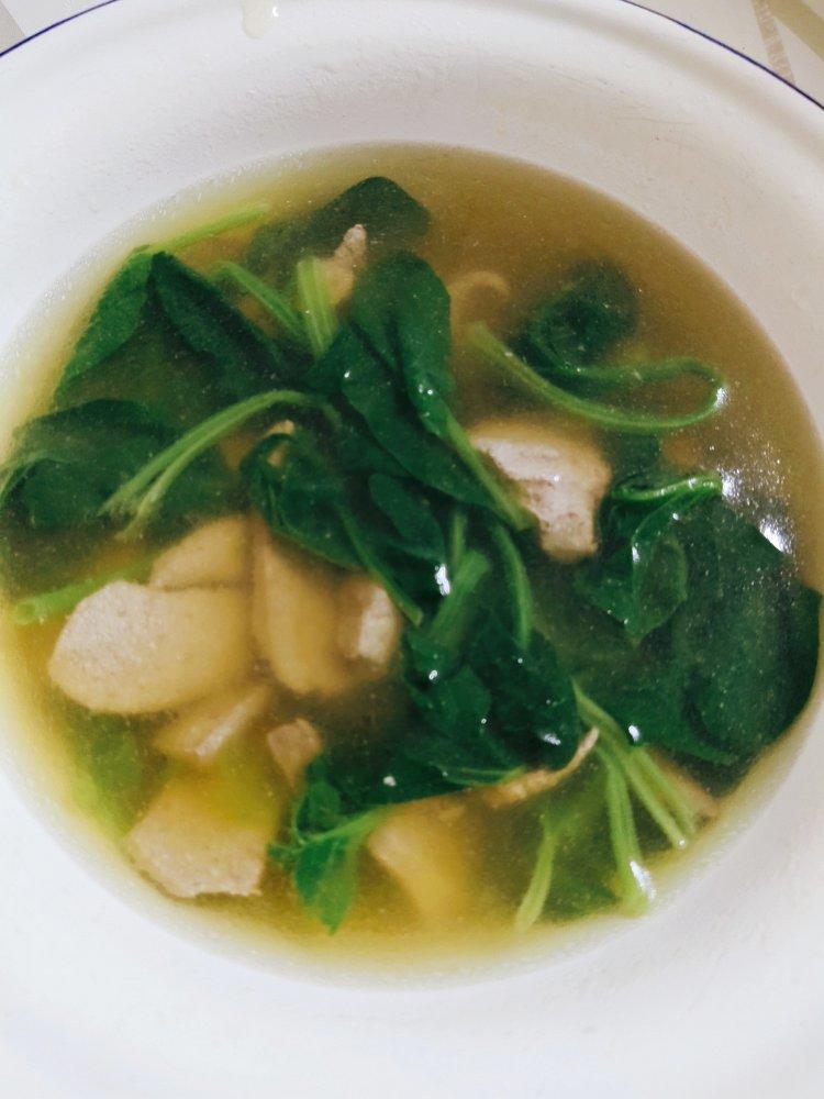 菠菜猪肝汤（猪肝嫩滑汤清澈）