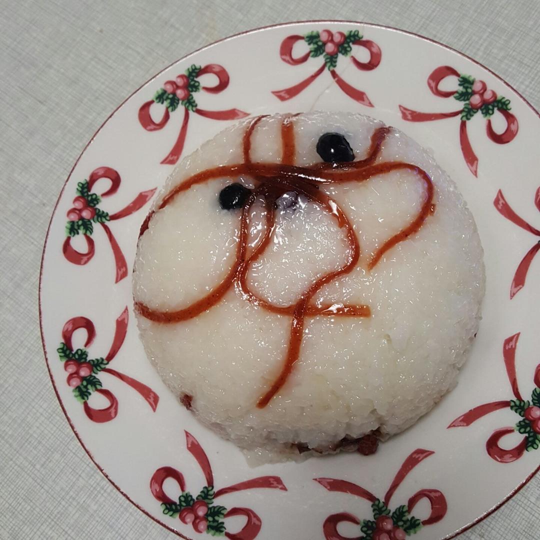 【猪油夹沙八宝饭】古法蒸糯米
