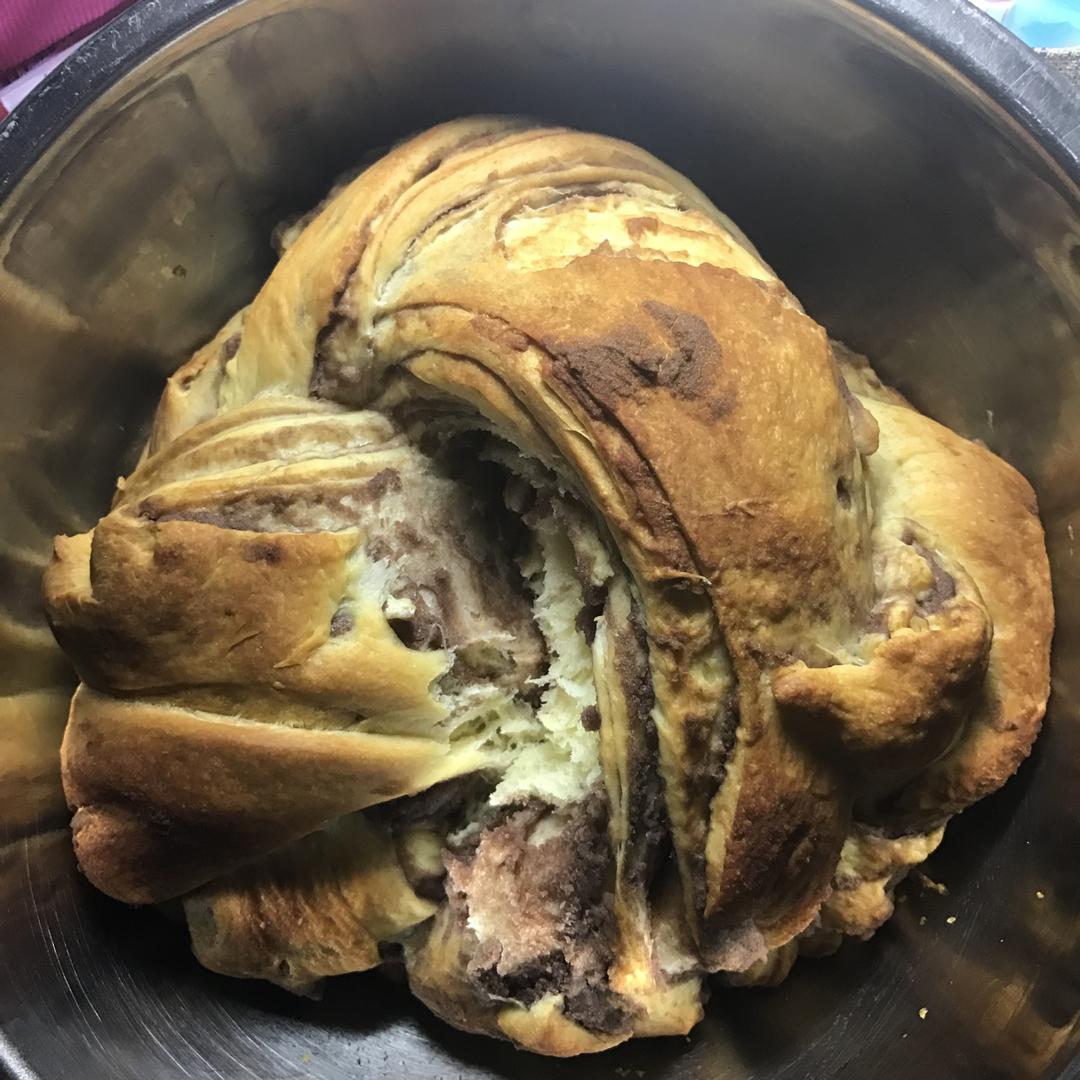 入门级不用揉出膜的手撕紫薯面包无黄油版