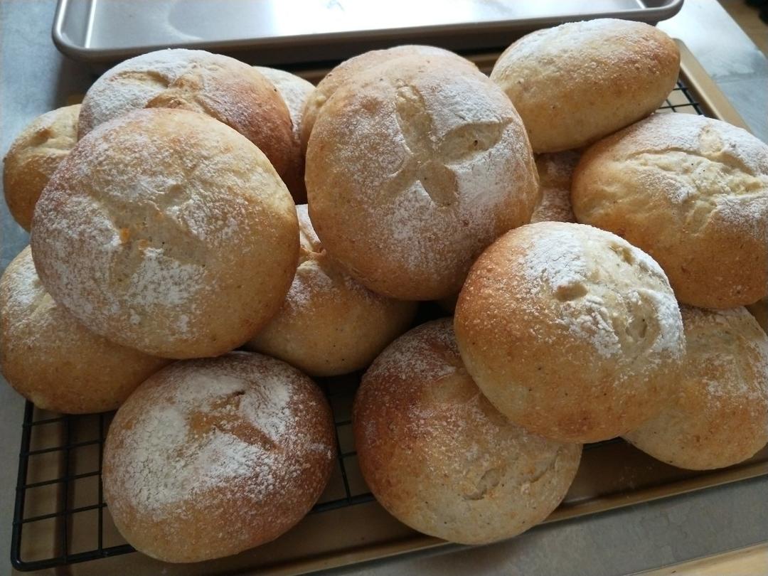 免揉黑椒土豆脆皮欧包