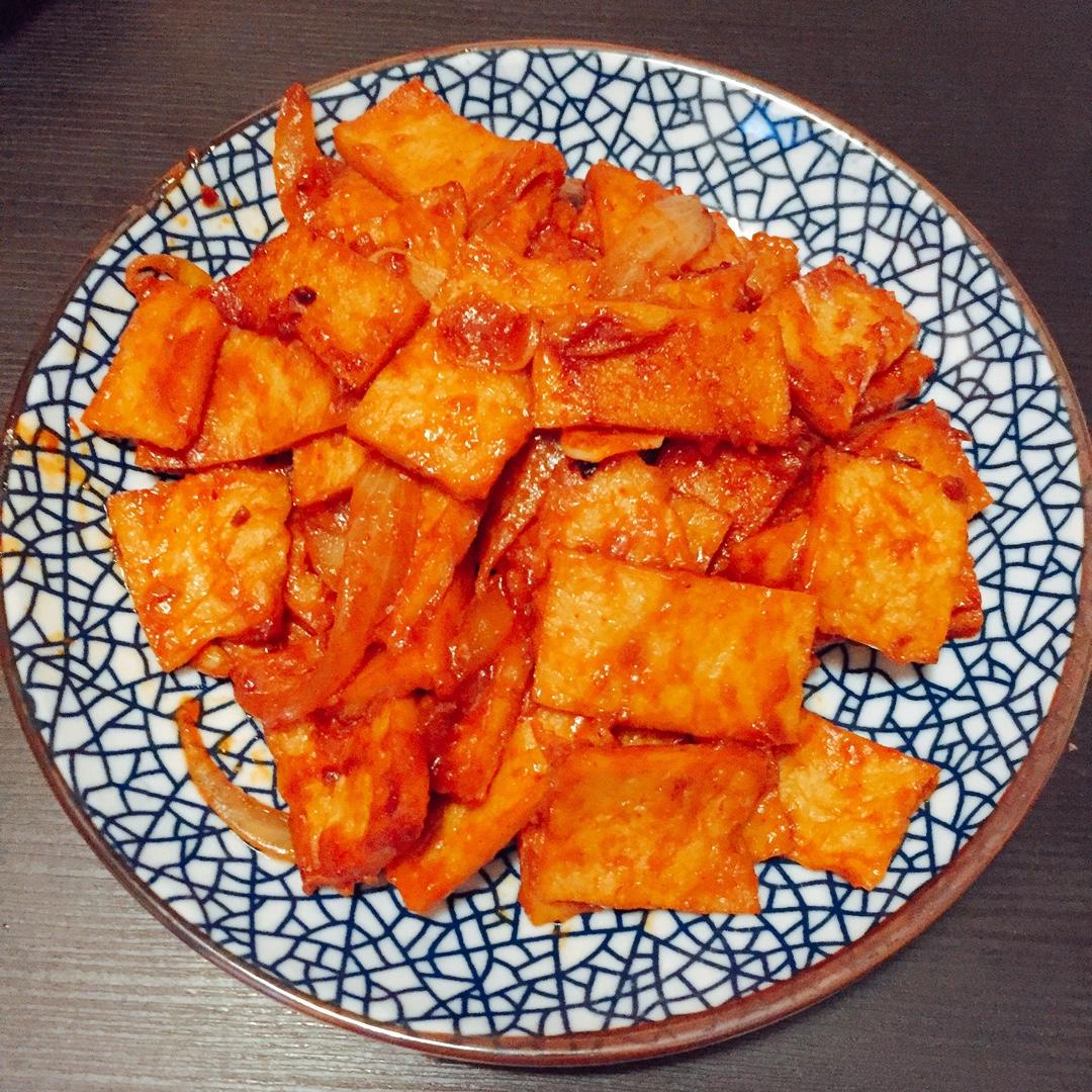 韩式炒鱼饼