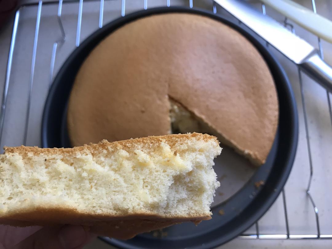 6寸原味戚风蛋糕
