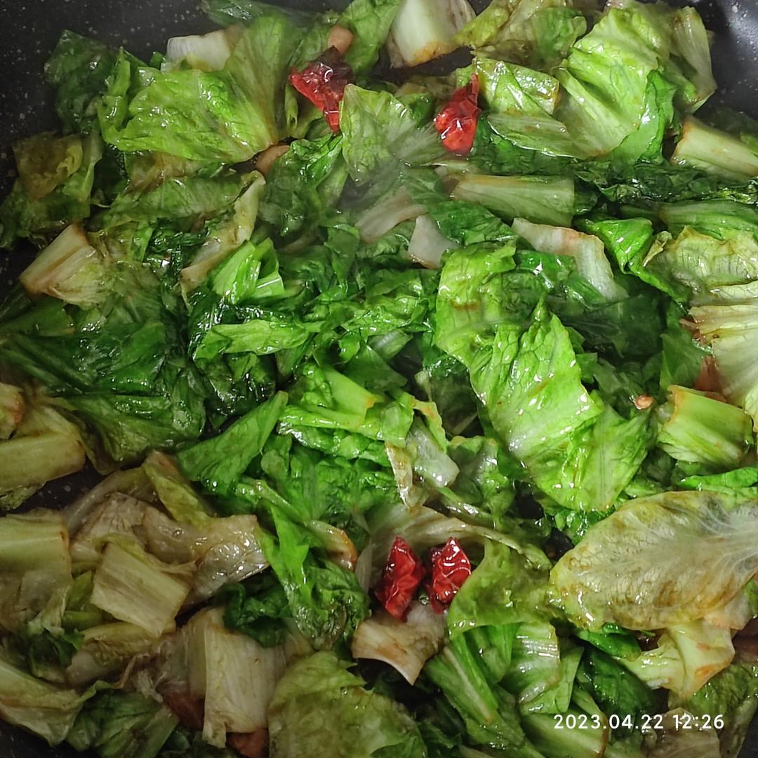 小炒生菜太好吃