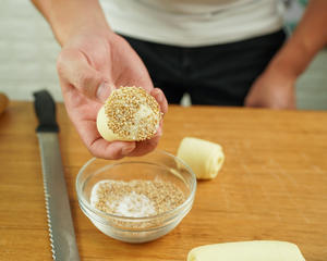蜂蜜脆底小面包的做法 步骤10
