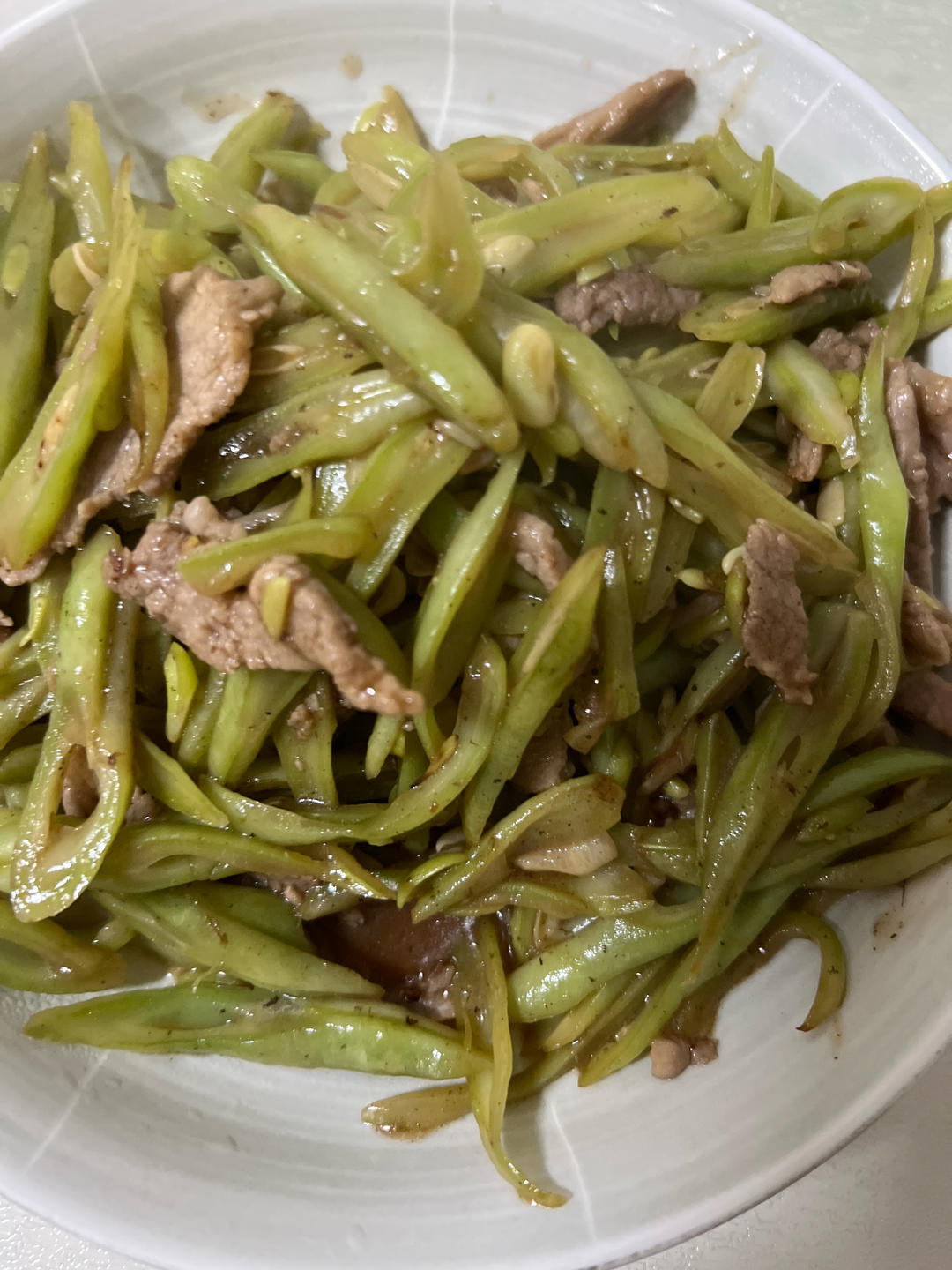 芸豆炒肉丝