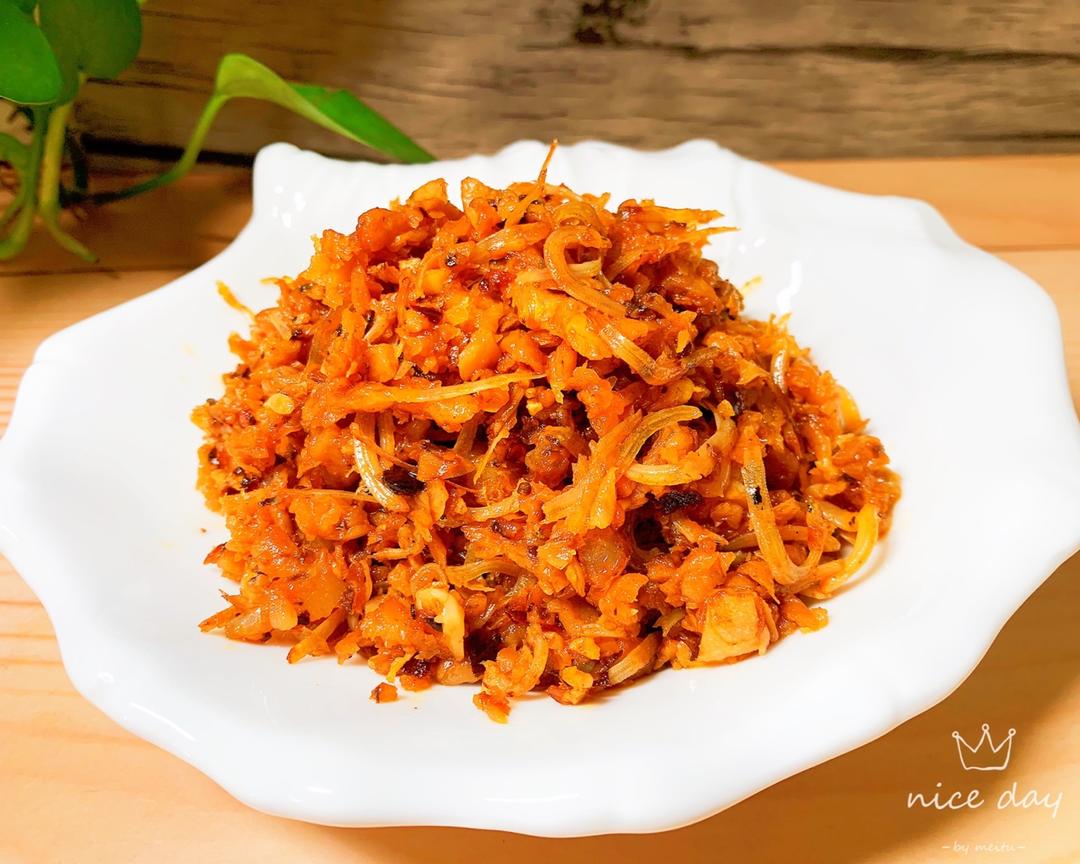 虾仁银鱼菜脯的做法