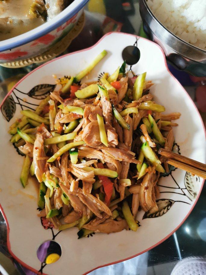 香辣凉拌鸡丝