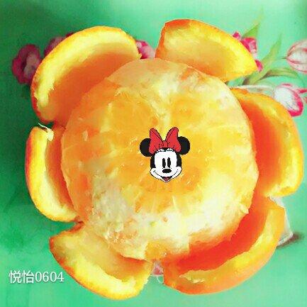 快速剥出完整的橙子