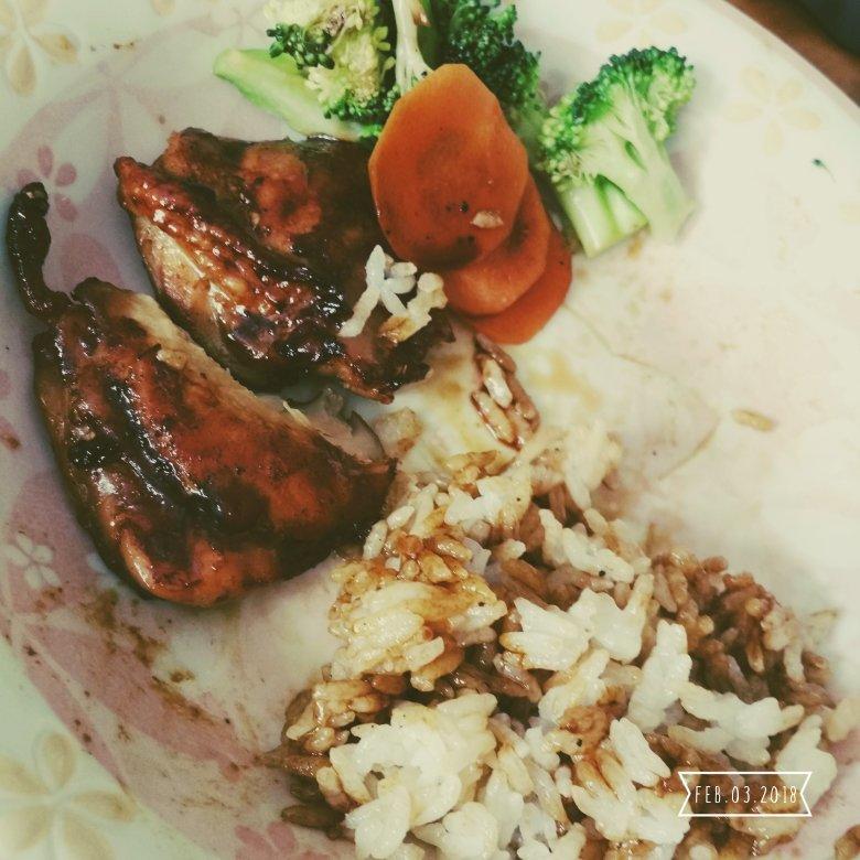 照烧鸡腿饭