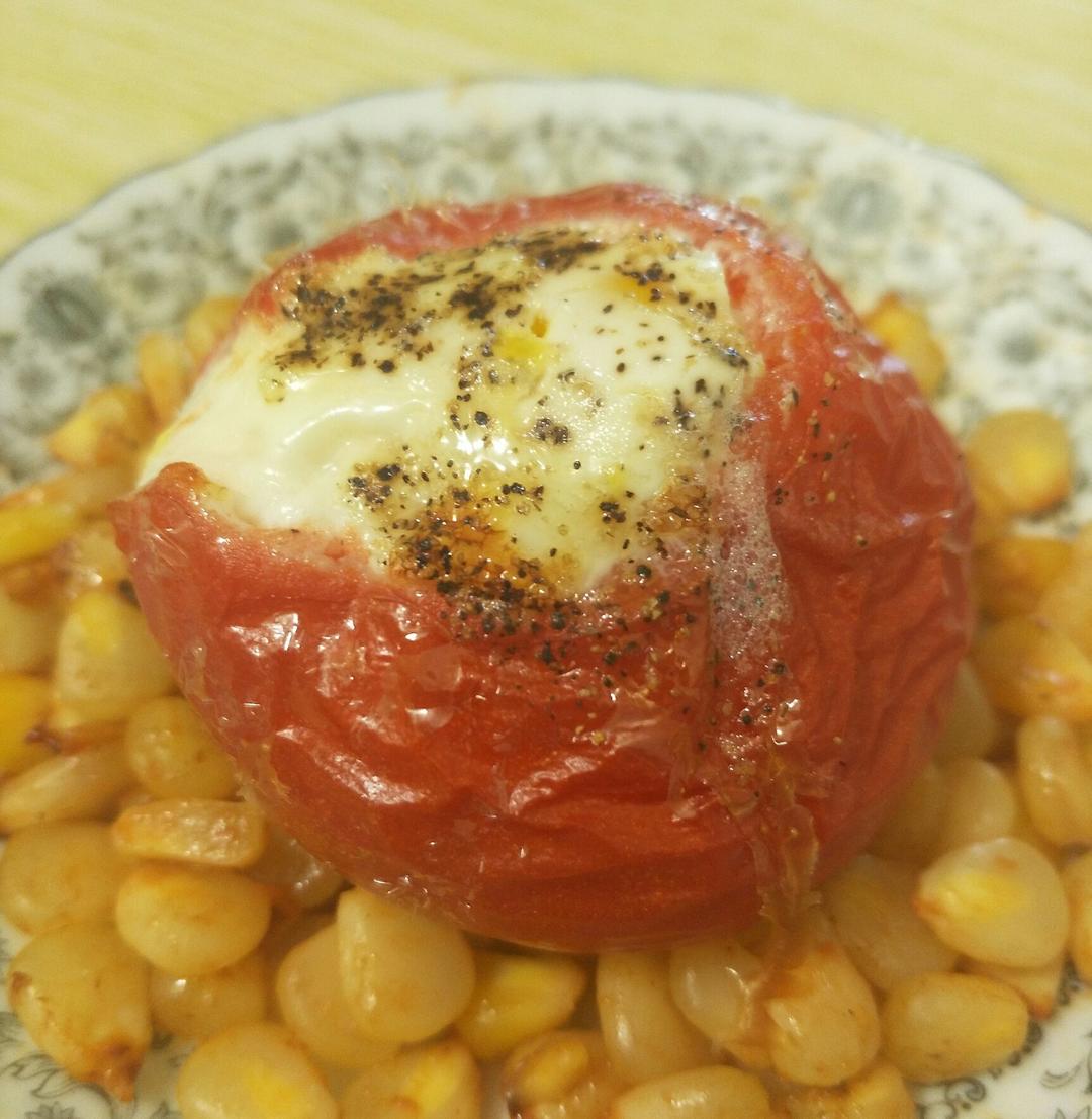 番茄鸡蛋杯（早餐鸡蛋杯升级版，彩椒鸡蛋杯姊妹篇）