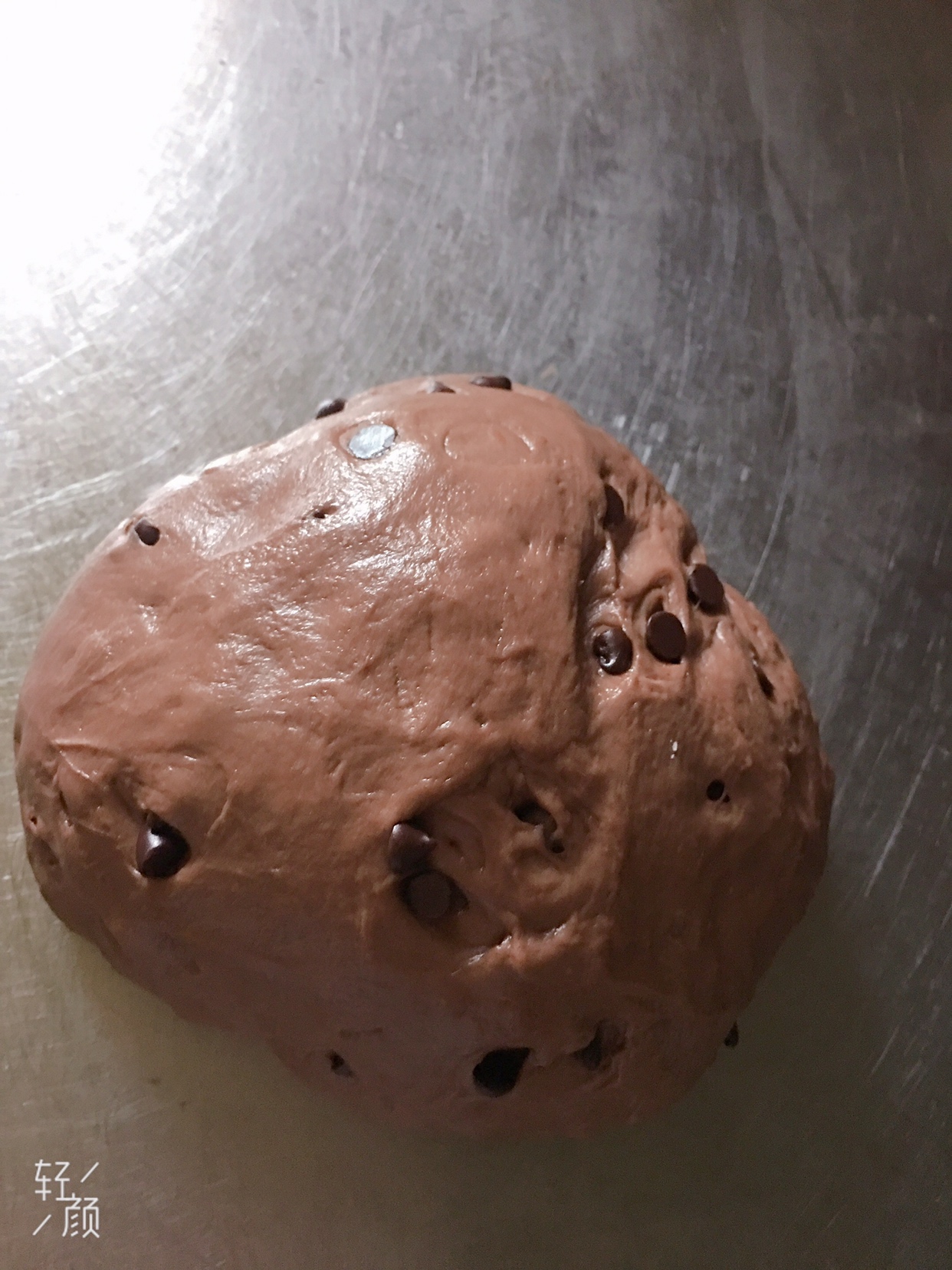 普通面粉可可巧克力餐包（一次发酵）的做法 步骤4